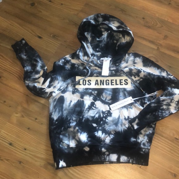 Anthropologie Tops - 🆕Young Fabulous & Broke tiedye Los Angeles Hoodie